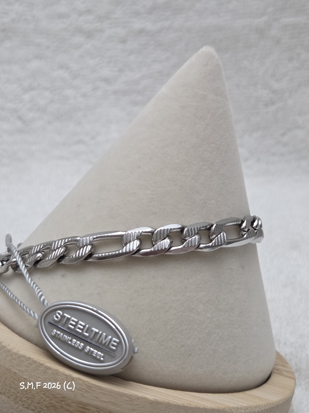 Figaro Men's Bracelet in Stainless Steel